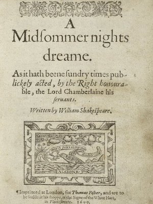 cover image of A Midsummer's Night Dream